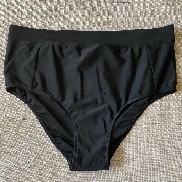 Sea Swimwear Black Swim Bottoms- Sz-1X - Picture 2 of 14
